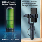 Handheld Stabilizer with Zoom & Time-lapse for Smartphones