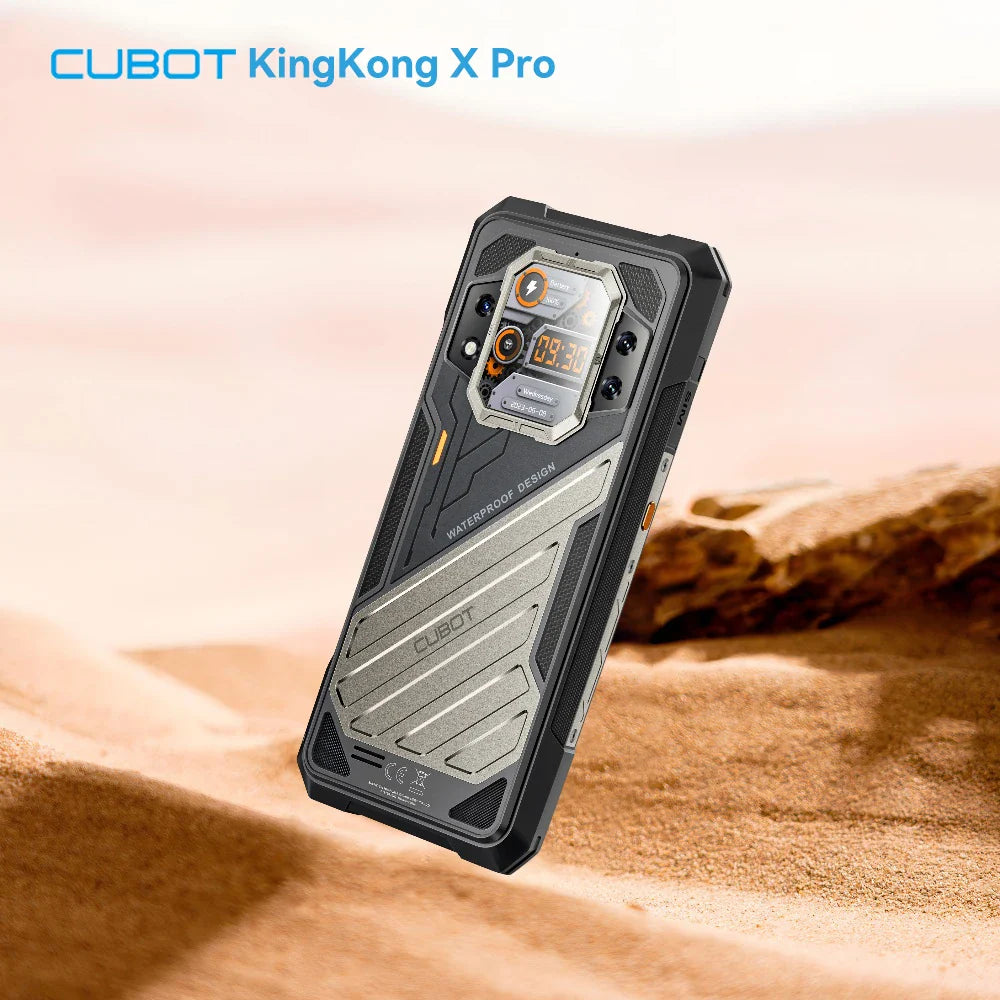 Outdoor Android 14 Phone with 48GB RAM and Fast Charge
