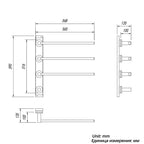 Waterproof Electric Towel Dryer for Bathroom Use