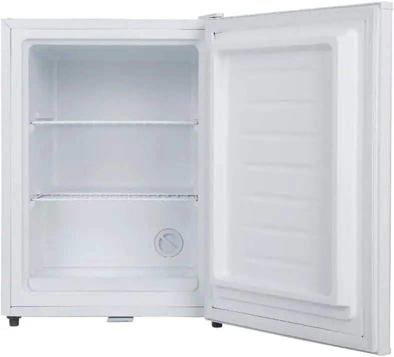 Compact 60L Small Wine Cooler & Refrigerator Chest for Bedroom Boat Office White