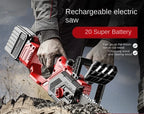 Portable 36V Rechargeable Chainsaw with 16" Blade – Ideal for Outdoor Wood Cutting