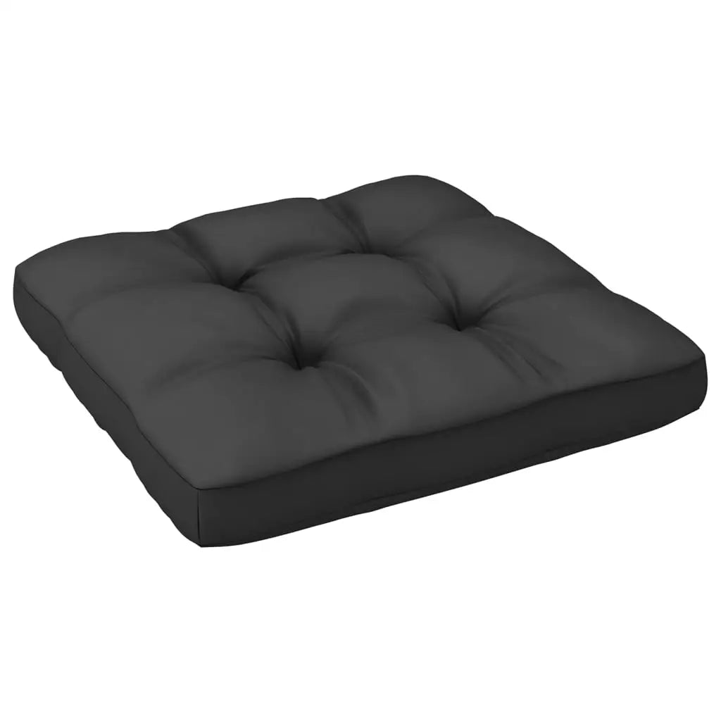 Modular Outdoor Footstool with Anthracite Cushion – Solid Pinewood Frame 70x70cm