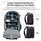 35L Hardshell Camera Backpack for Travel & Photography