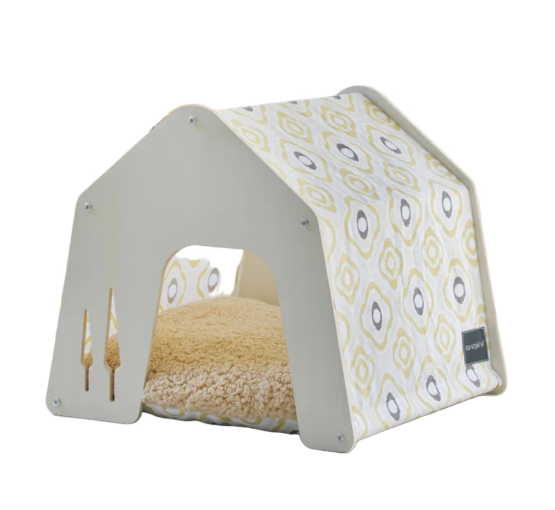 Sustainable Wood Pet House Stylish Indoor Home for Cats & Small Dogs