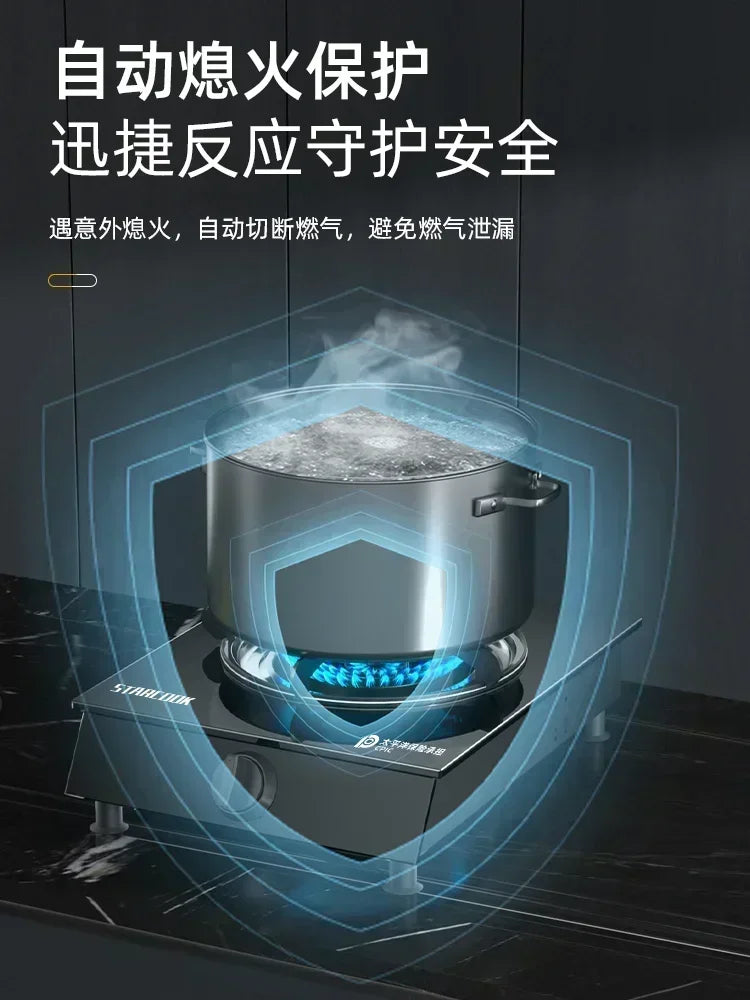 Tabletop Gas Stove, Electronic Ignition, Flameout Protection