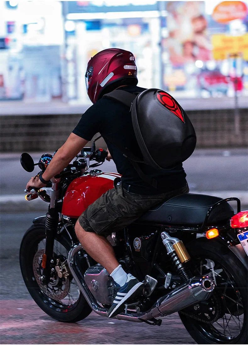 Waterproof Outdoor Cycling Backpack with LED DIY Lighting