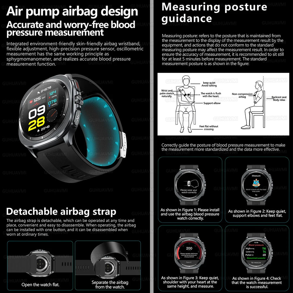 1.43” AMOLED Smartwatch with AI Health Tracking