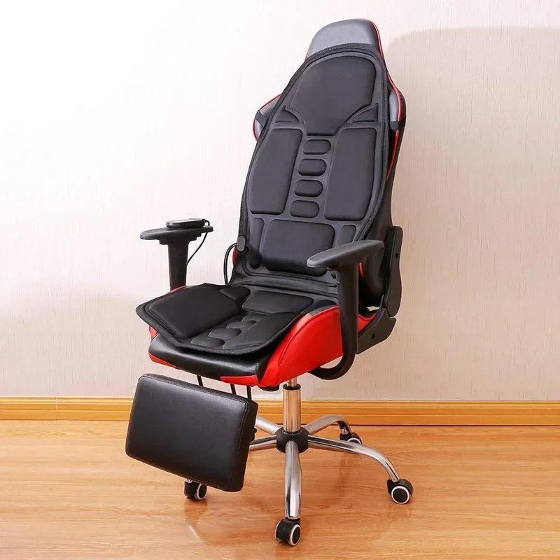 Portable Heated Vibrating Massage Seat Cushion for Car & Home