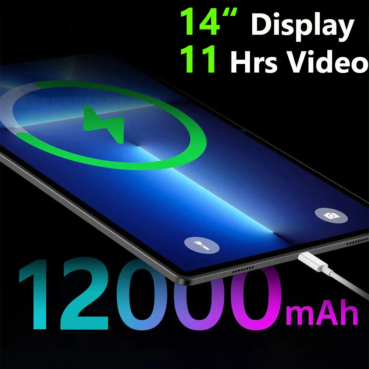 14" Android Tablet with 512GB Storage and 4G LTE