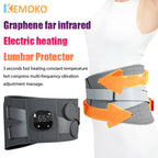Cordless Heating Waist Massager with 3-Level Vibration Relief