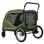 Portable 4-Wheel Pet Stroller & Travel Carrier for Dogs and Cats Foldable, Breathable, Heavy Duty