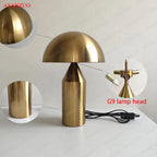 Modern Gold Mushroom Desk Lamp for Bedroom or Study
