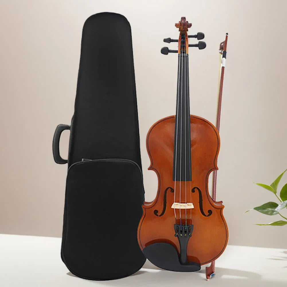 Full Size Beginner Violin Set with Case & Accessories