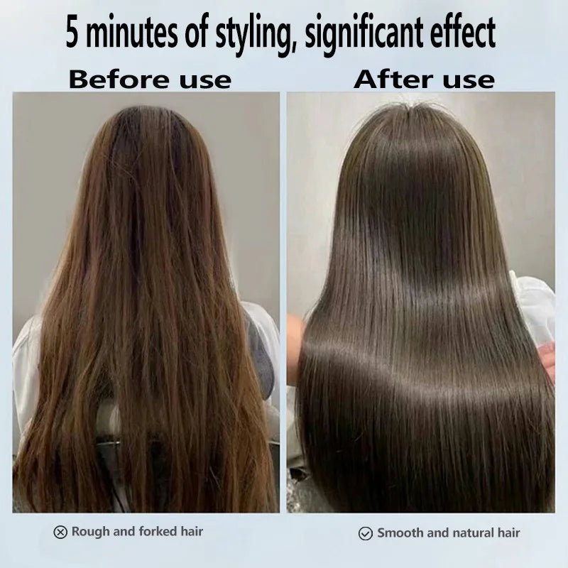 2-in-1 Hair Straightener & Dryer with Negative Ions and 3 Heat Modes