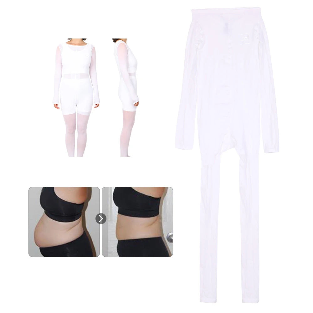 10PCS Body Slimming Massage Suit with Vacuum Roller Effect – Shaping Bodysuit