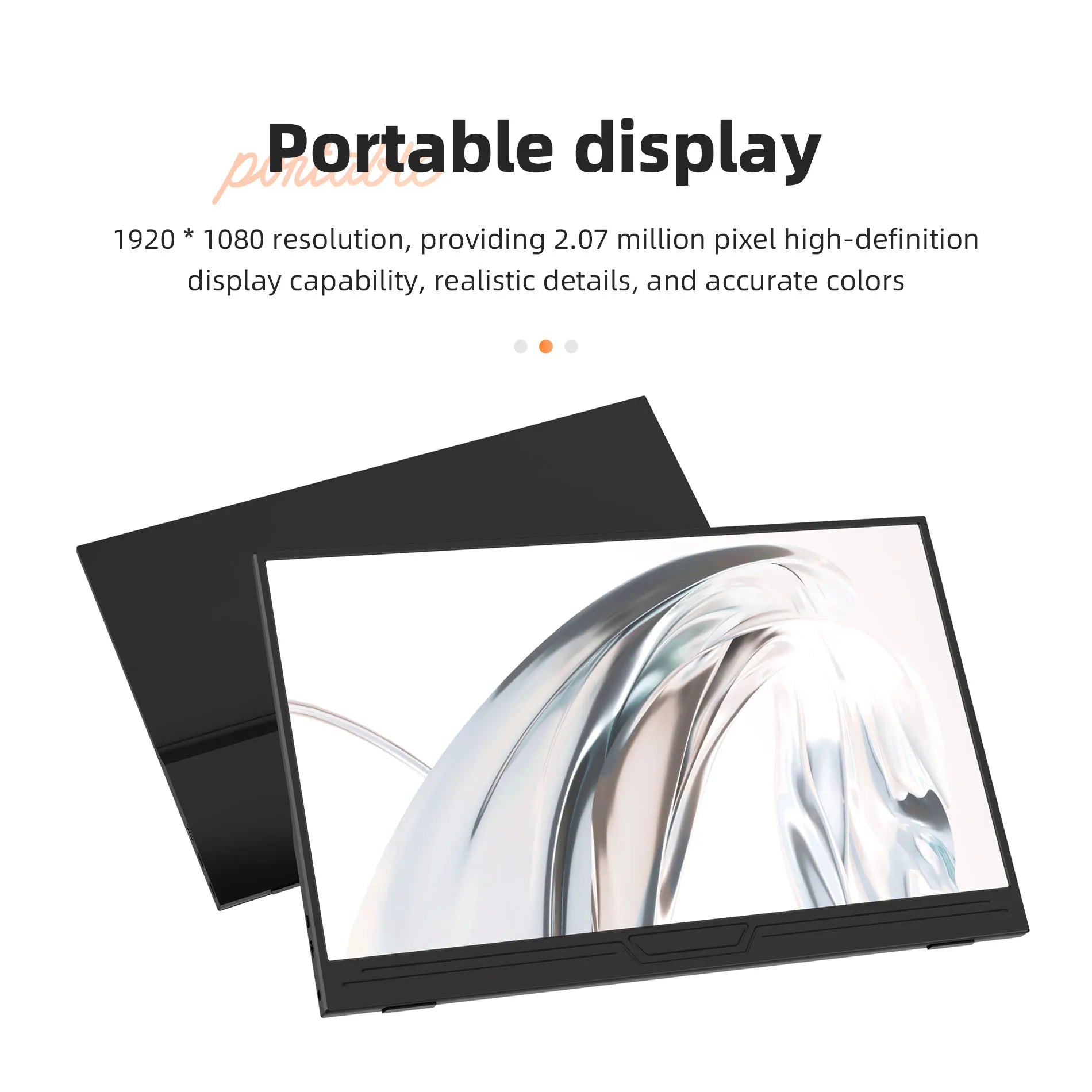 13.3" Portable 1080p Touchscreen Monitor with HDMI