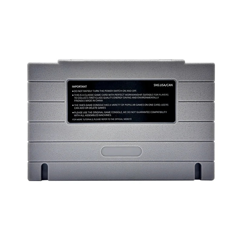 16-Bit Retro Game Cartridge with Instant Save and 8GB Storage – Compatible with SNES/SFC