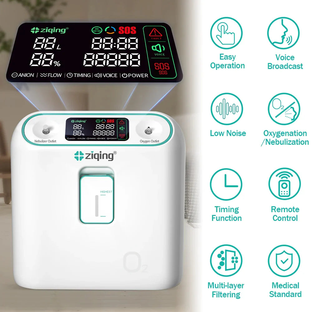 Home Oxygen Machine 96 Percent Purity with AU Plug