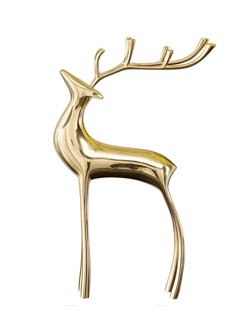 Pure Copper Deer Ornament – Elegant Home & Holiday Decor