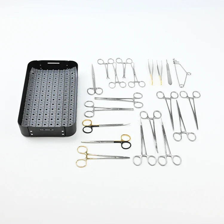 16-Piece Veterinary Soft Tissue Surgical Kit for Small Animals
