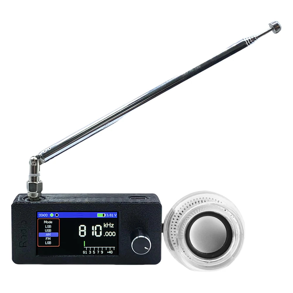 1.9" IPS HF SW MW VHF Radio with Mini Speaker
