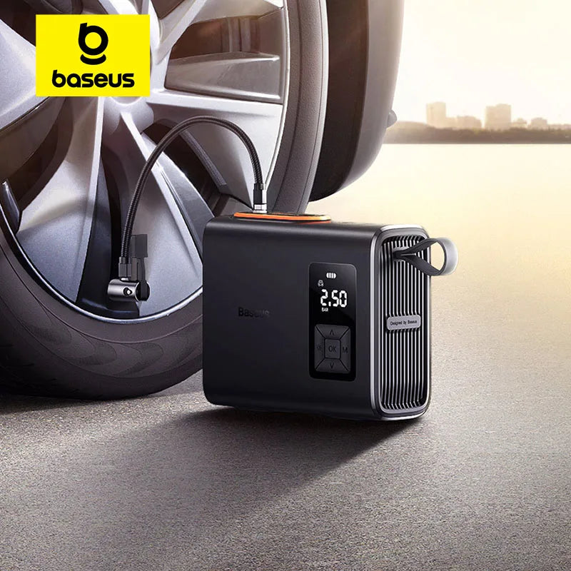Cordless Air Compressor for Cars, Bikes, Balls, 6000mAh