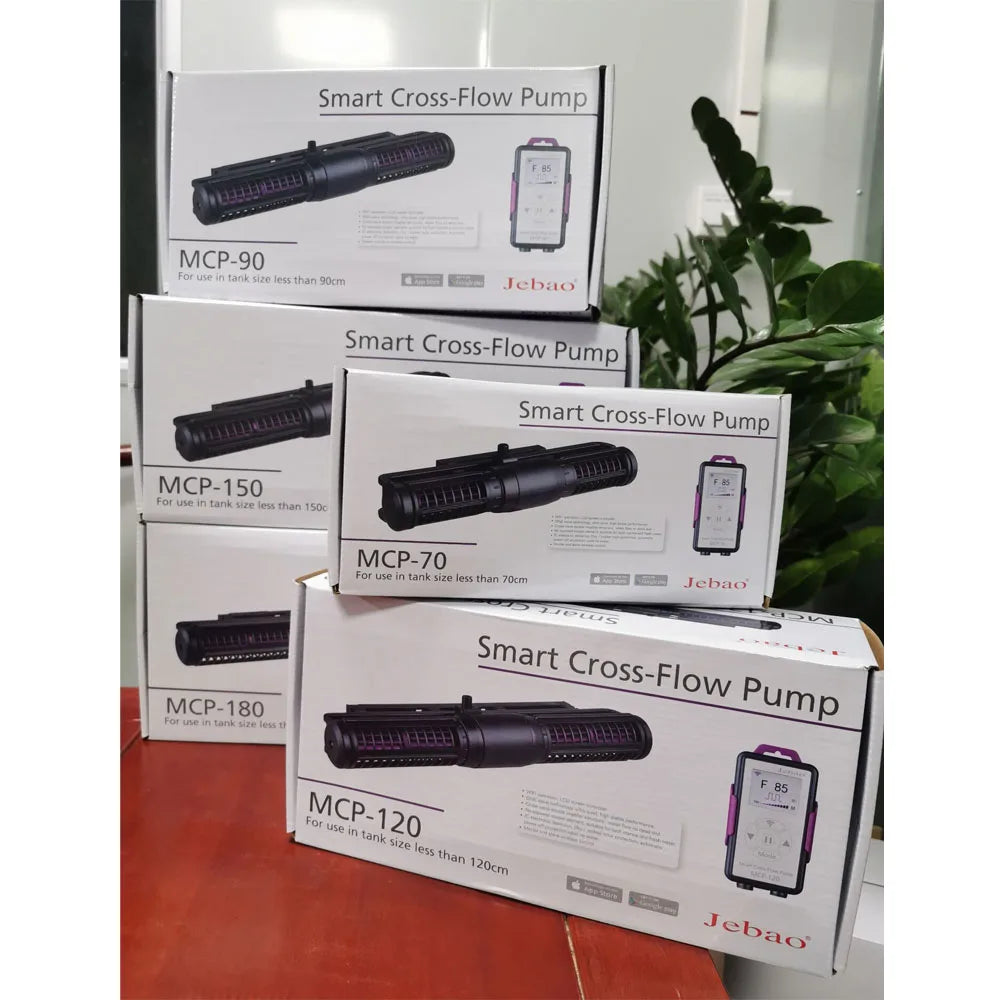 Smart Silent Cross Flow Aquarium Pump with WiFi Display