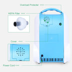 1–5L Adjustable Oxygen Concentrator for Home Use