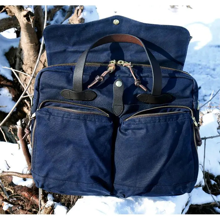 Retro Canvas Travel Bag 40x32x9cm with Zipper Closure
