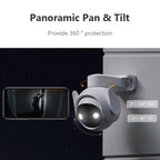 2-Pack 5MP Outdoor Wi-Fi Security Cameras, AI Tracking, Pan & Tilt, Full-Color Night Vision