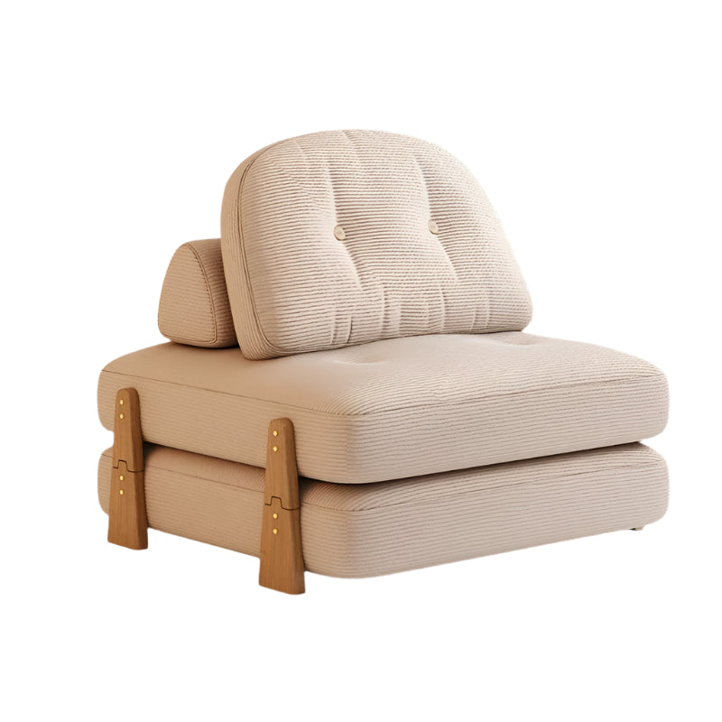 Portable Folding Sofa Bed 2-in-1 Extendable Sleeper Lounge for Small Living Rooms