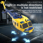 Brushless Yellow RTF RC Helicopter with 6-Axis Gyro & 200m Range Indoor/Outdoor Stunt Ready