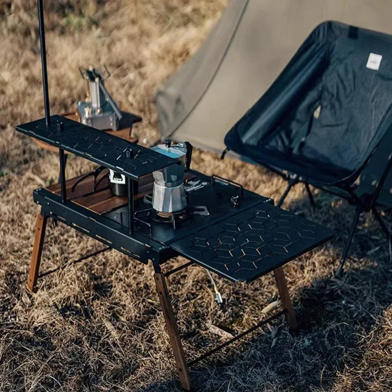 Portable Folding Aluminum IGT Table for Outdoor Camping Set A