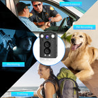 1080p Portable Mini Body Camera with Night Vision and Waterproof Case