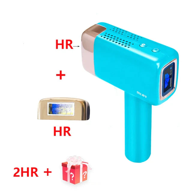 2-Lens Laser Epilator with 500K Flashes and ICE Cooling