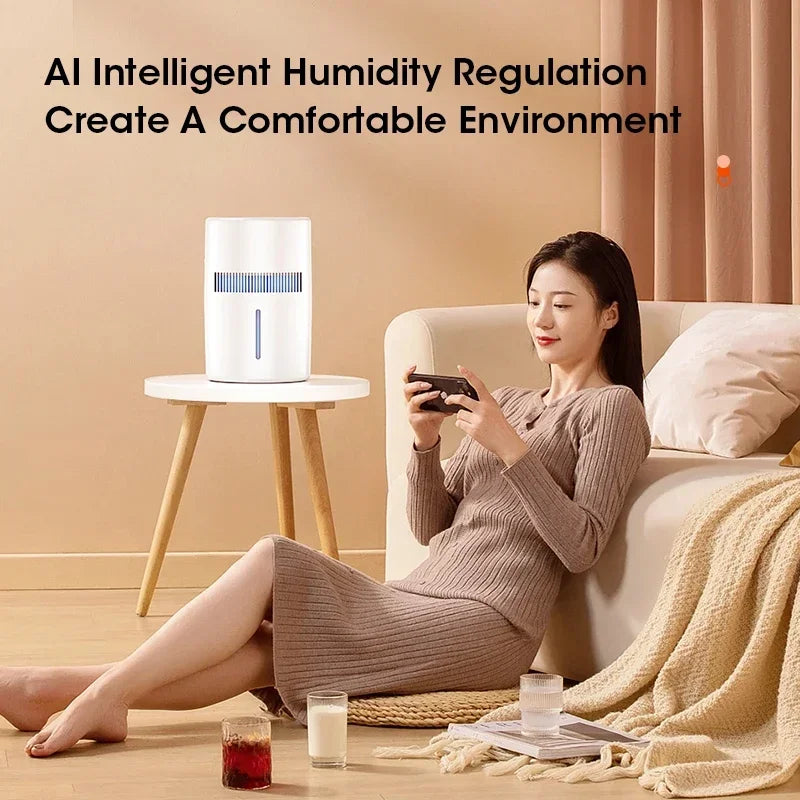 4L Rechargeable Filtered Air Humidifier Fog-Free Humidification with Auto Shut-Off for Home Use
