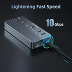 10-in-1 USB C Docking Station with SSD Enclosure