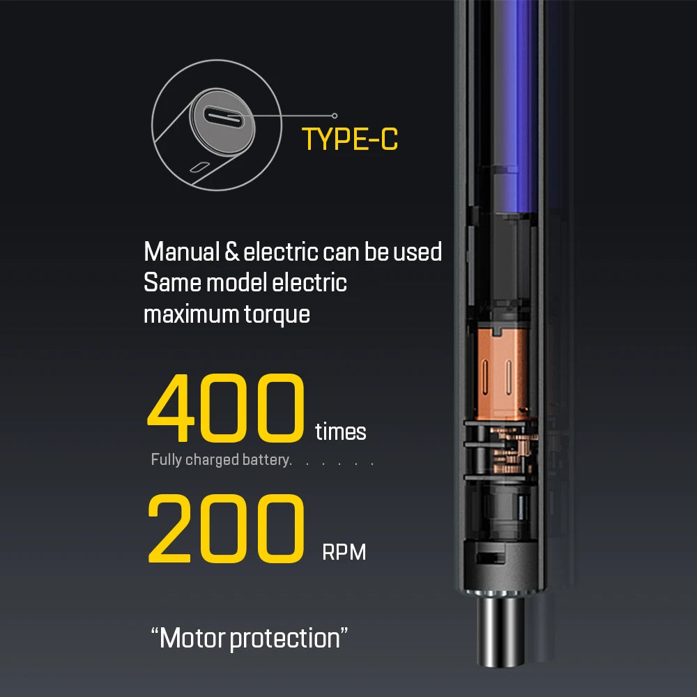 58-in-1 Rechargeable Precision Electric Screwdriver Set – Cordless Mini Tool Kit for Electronics Repair