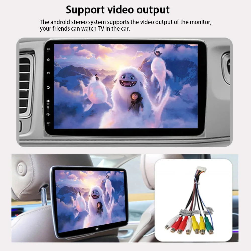 Portable 10.1" Android Car Stereo – CarPlay, Navigation, Bluetooth 10 2G 32G Carplay
