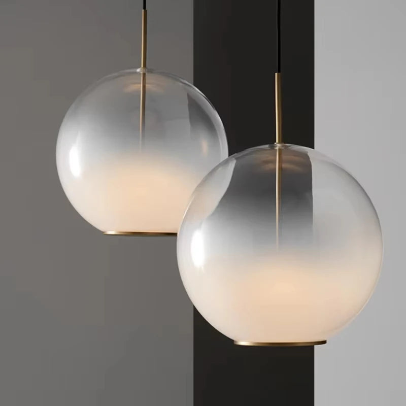 Contemporary Warm Light Pendant Lamp for Living Rooms 25cm