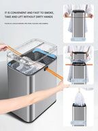 15L Automatic Kitchen Waste Bin – Touch-Free, Waterproof, Odor Control