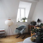 Handcrafted Rice Paper Floor Light for Home Decor