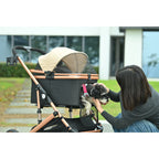 Portable Pet Travel Trolley with Folding Design