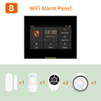 Wireless WiFi Home Alarm System with Touchscreen, Motion Sensor & App Control