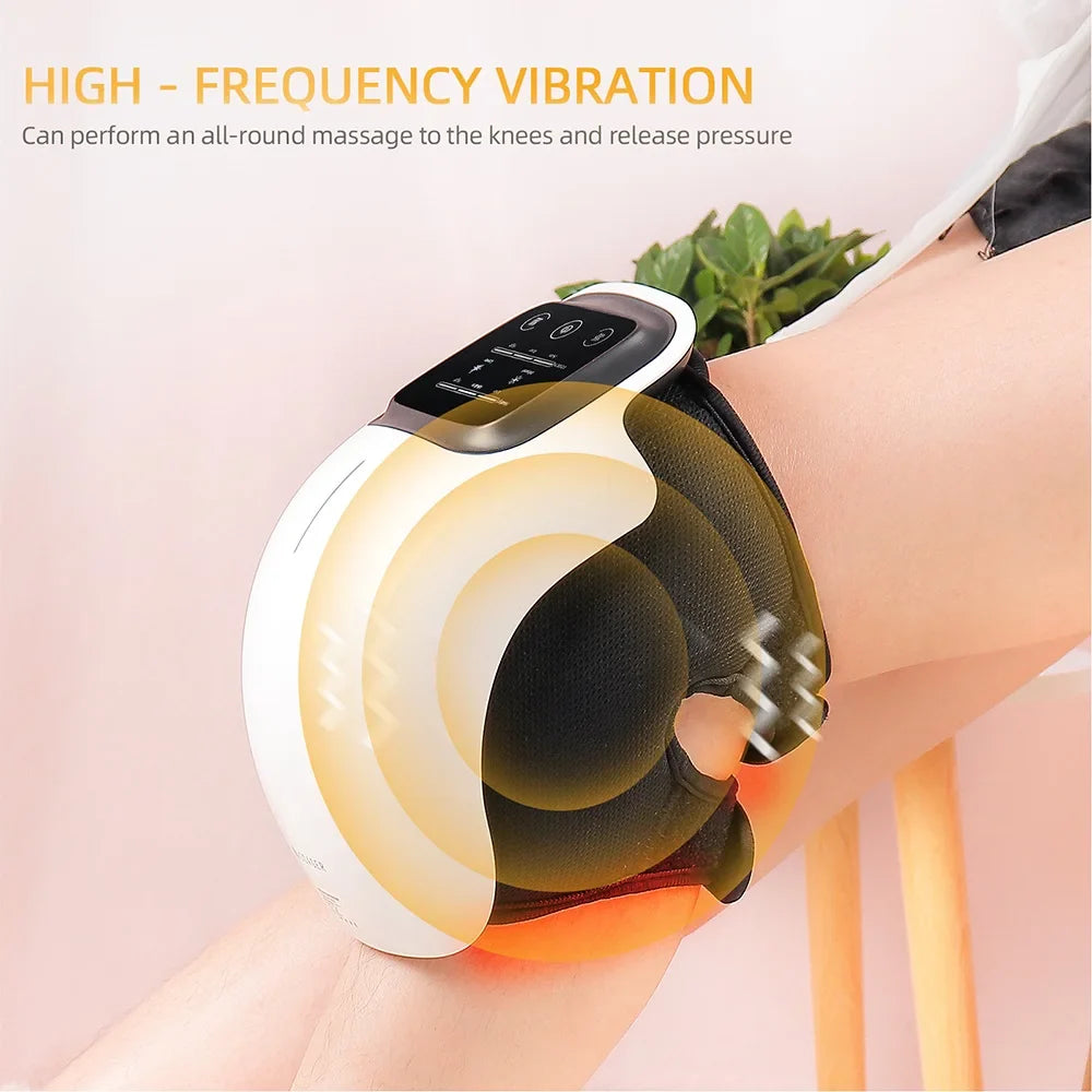 Wireless Infrared Laser Knee Massager with Heating & Vibration