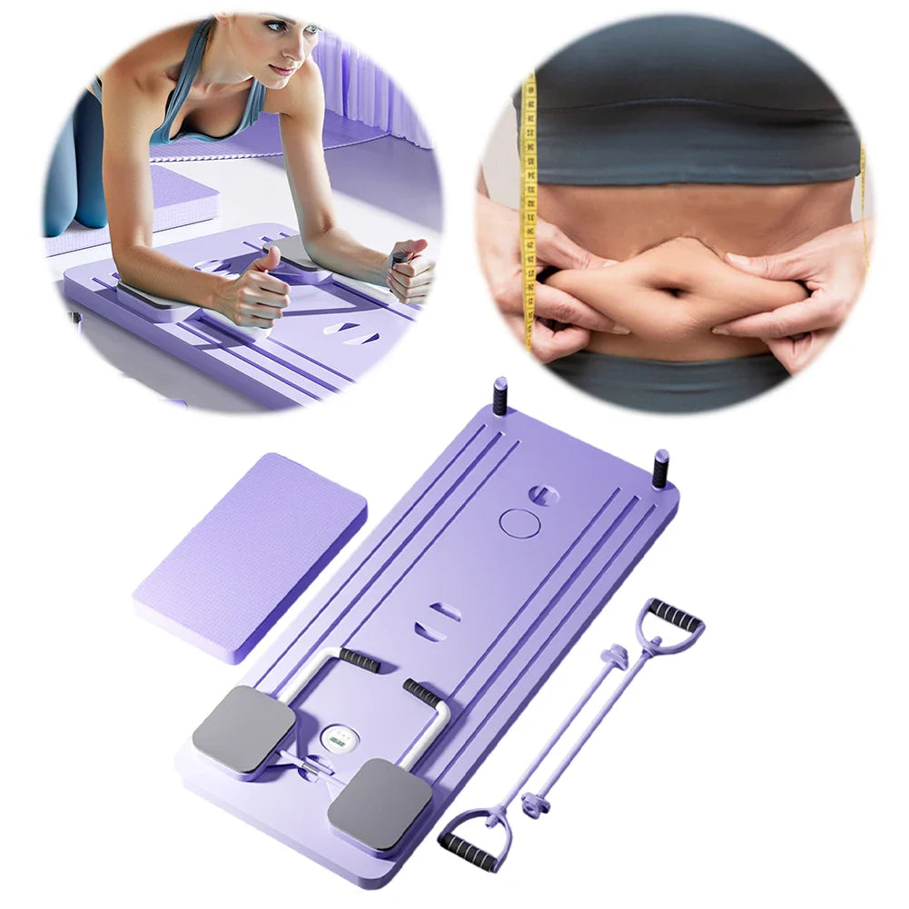 Heavy Duty Home Fitness Board with Timer and Handles