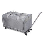 Large Capacity Cat Travel Gray Backpack – 71cm x 38cm x 10cm, Foldable, Portable & Ventilated