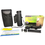 12x50 Waterproof Monocular Telescope for Hiking & Bird Watching