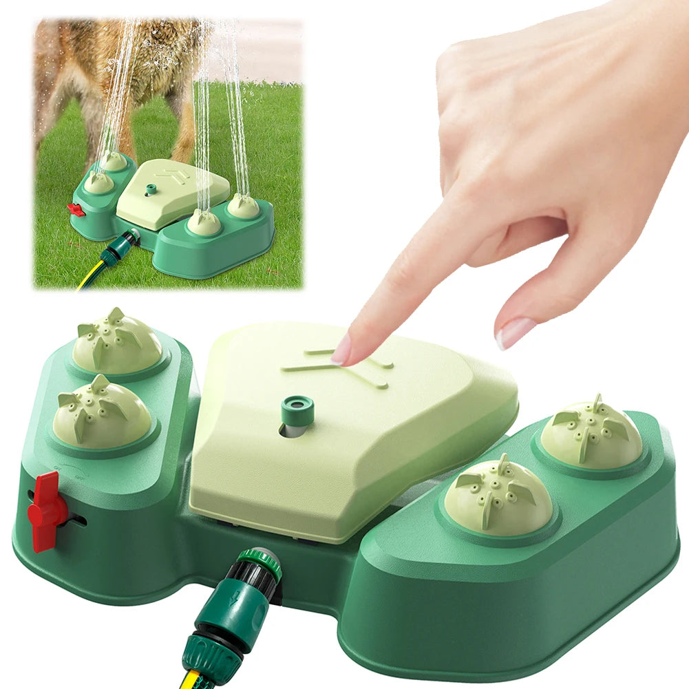 Interactive Dog Sprinkler Fountain, Summer Outdoor Toy