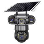 Rechargeable WiFi Outdoor Security Camera with Solar Power, HD 1080p & Auto Tracking